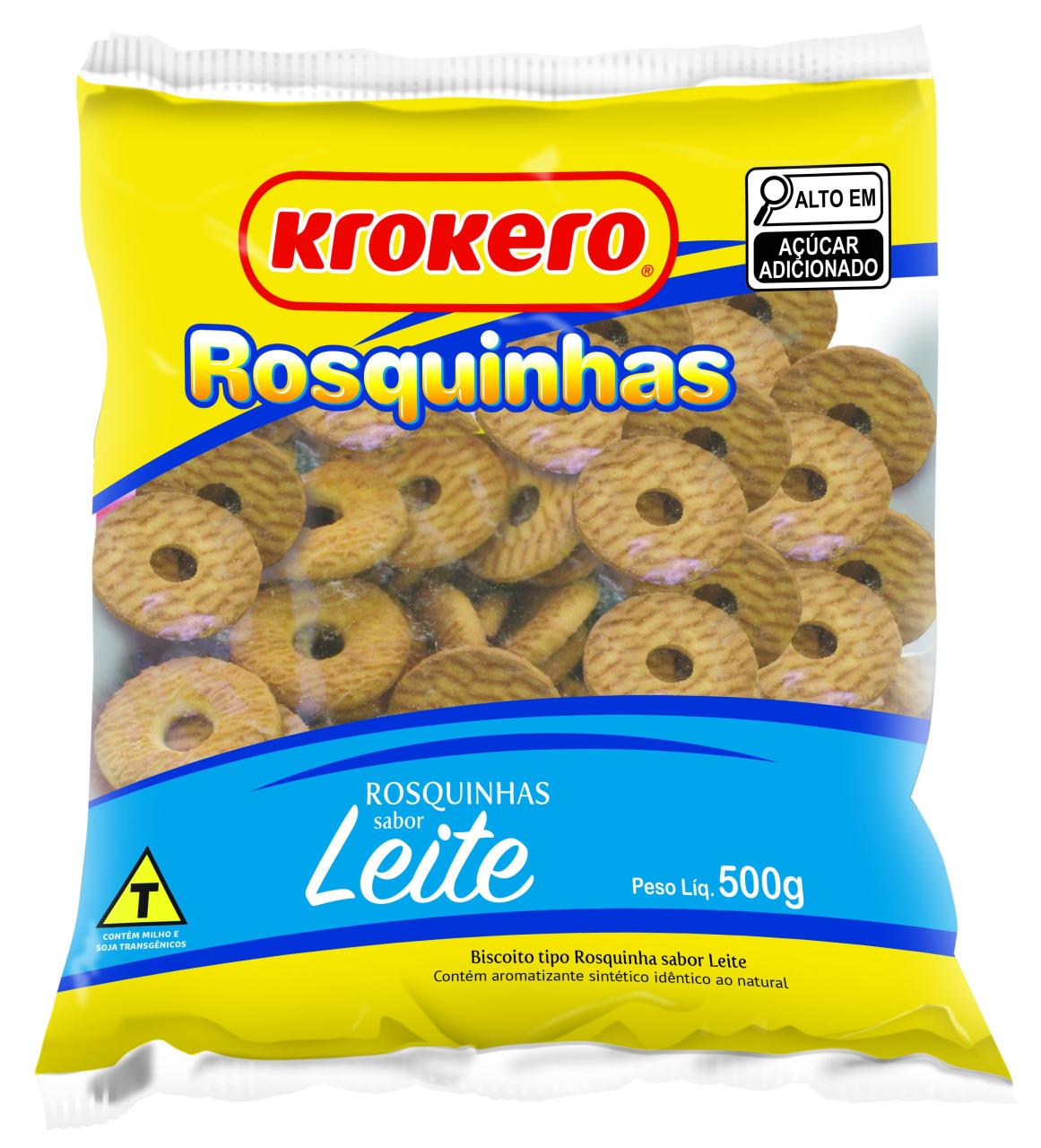 imagem de ROSQUINHA KROKERO 500G LEITE