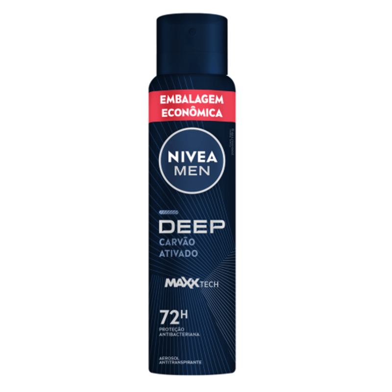imagem de DS NIVEA  200ML AERO MEN DEE CARVAO ATIVO