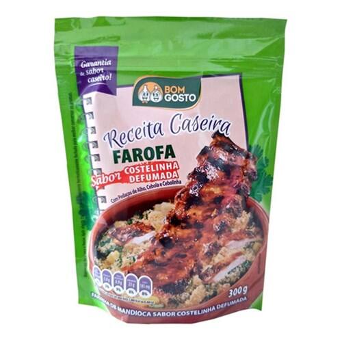 imagem de FAROFA MAND BOM GOSTO 300G COSTELINHA DEFUMADA