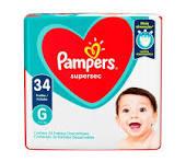 imagem de FRALDA PAMPERS SUPERSEC G 34UN