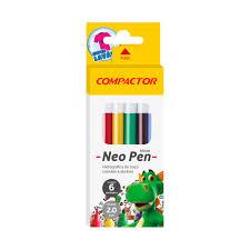 imagem de CANETA COMPACTOR NEO PEN 6 CORES
