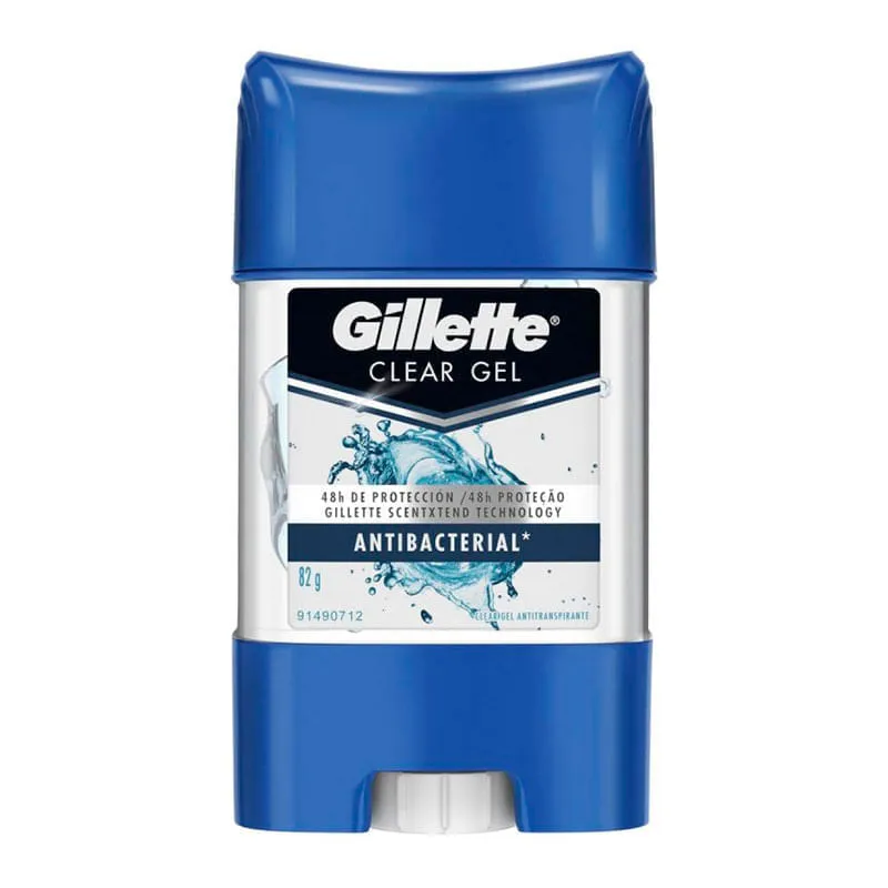 imagem de DS GILLETTE 82G CLEAR GEL ANTIBACTERIAL