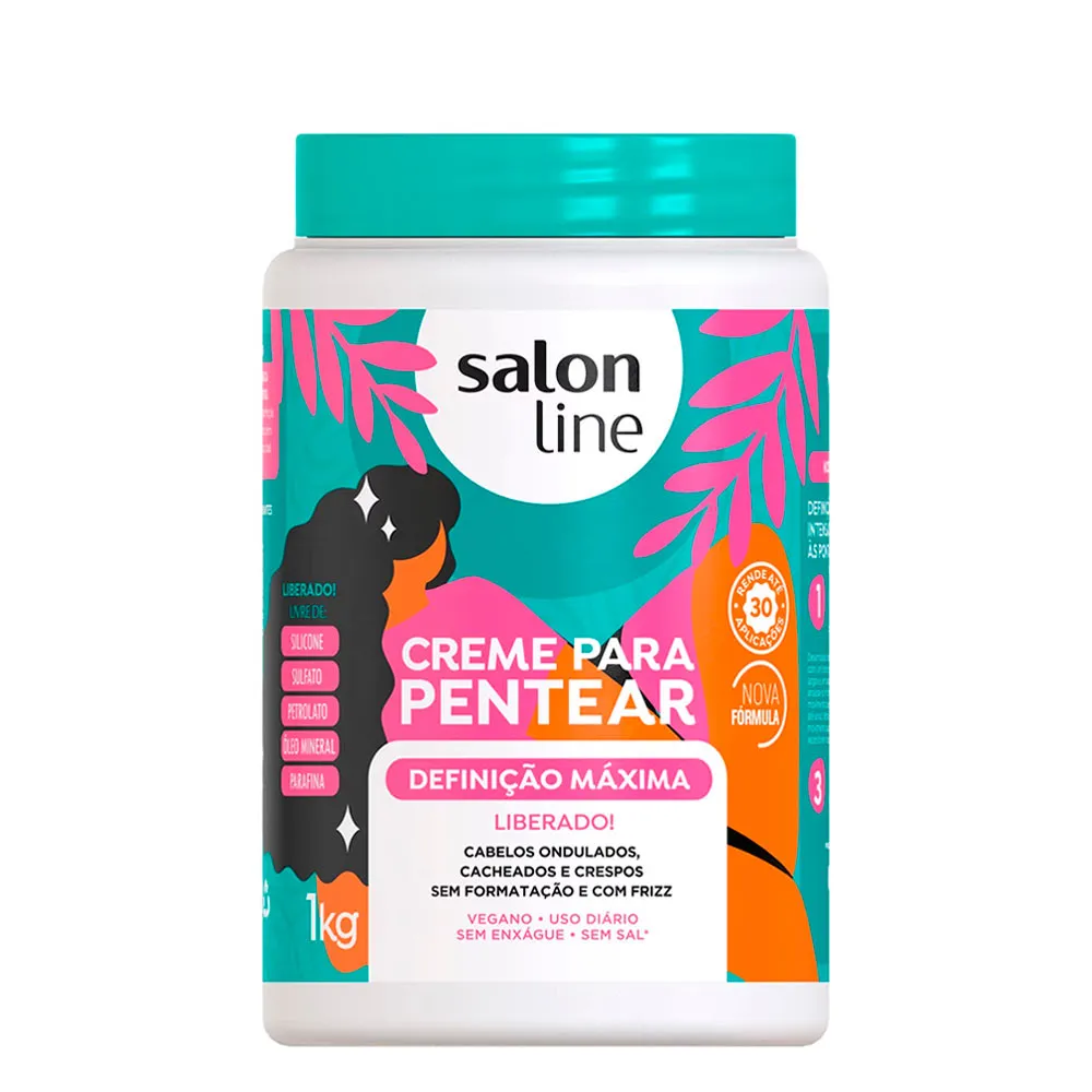 imagem de CR PENTEAR SALON LINE 1KG DEFINICAO MAXIMA