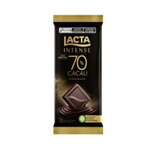 imagem de CHOC BARRA LACTA 85G INTENSE 70% CACAU