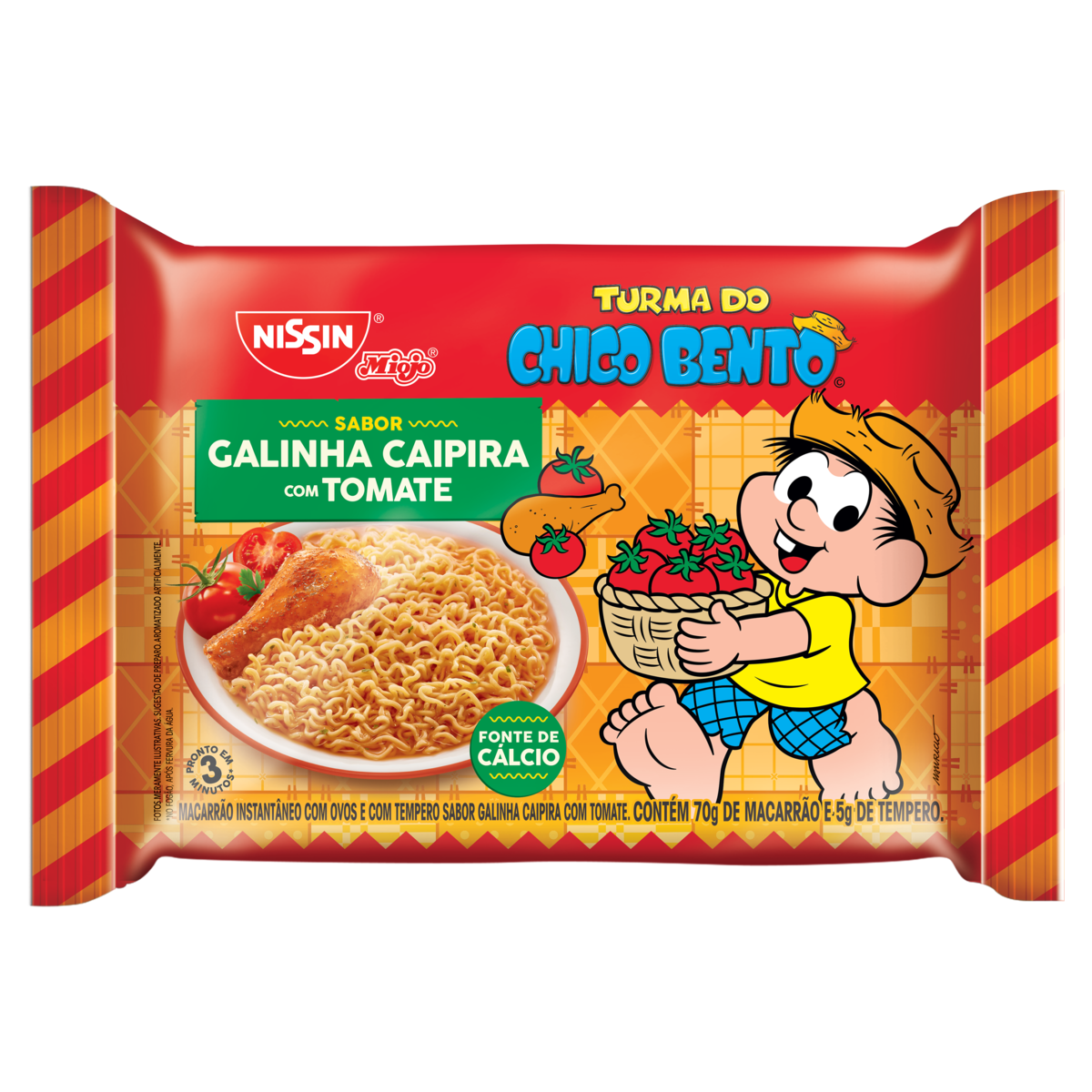 imagem de NISSIN LAMEN 75G CHICO BENTO GALINHA CAIPIRA C/ TO