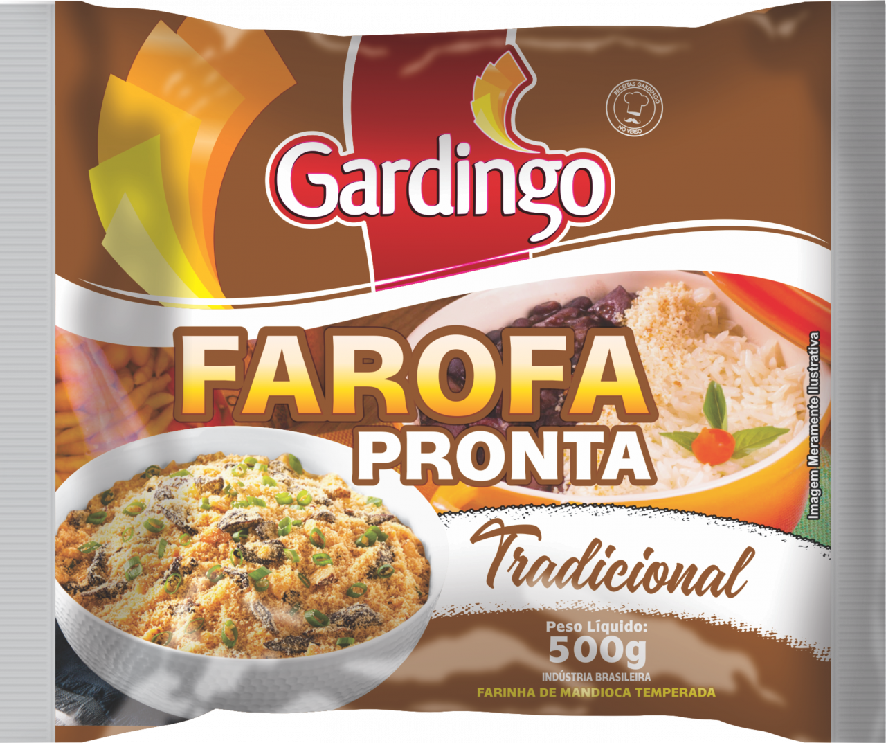 imagem de FAROFA GARDINGO 500G TRAD