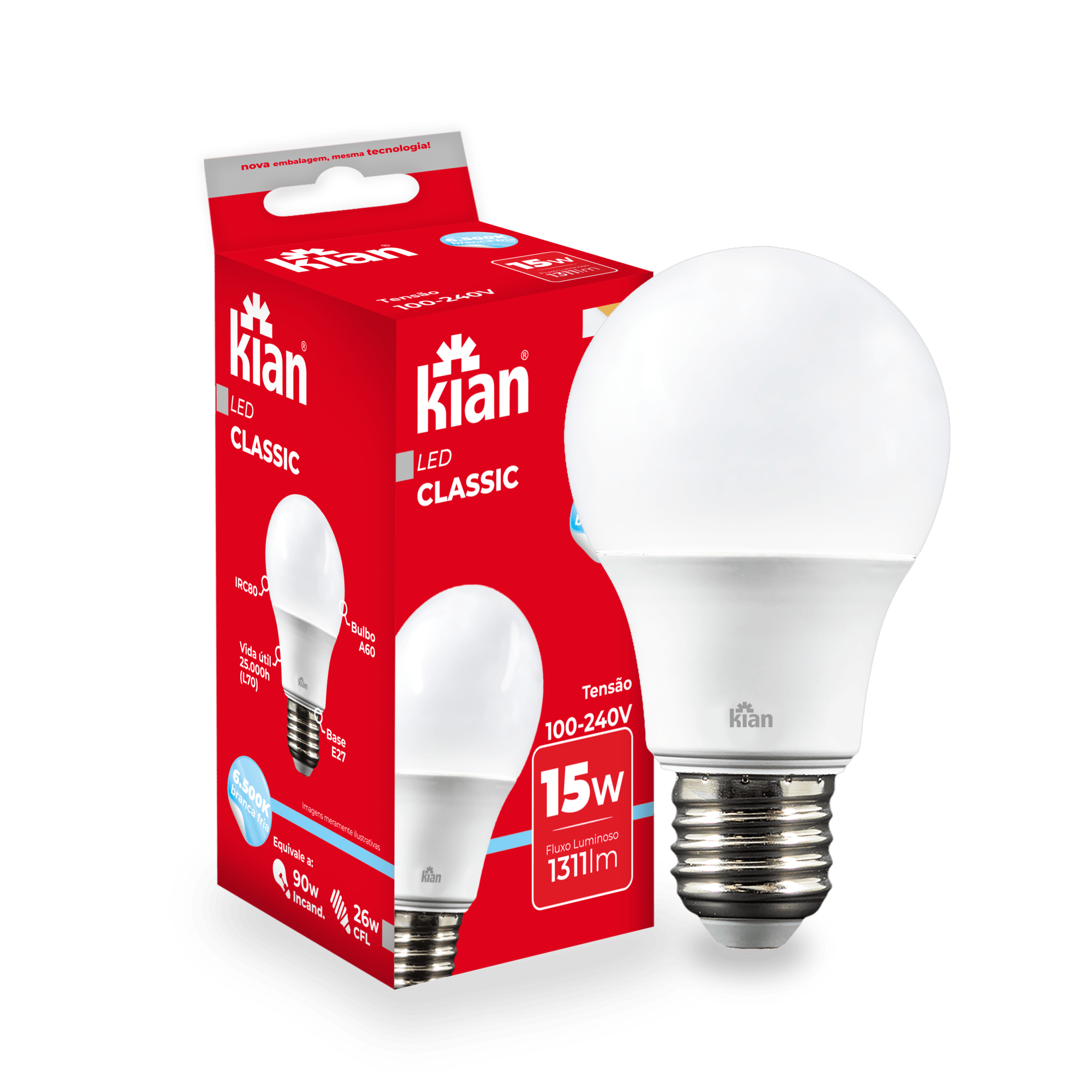 imagem de LAMP KIAN LED BIVOLT 15W