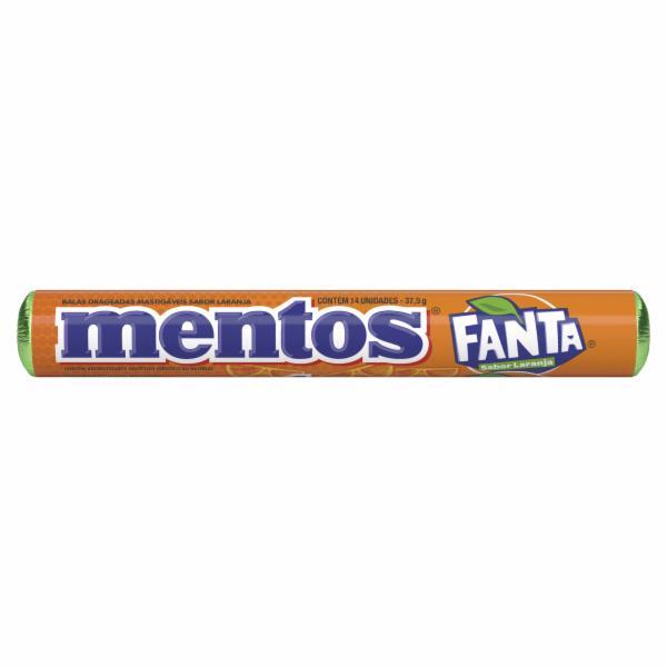 imagem de DROPS MENTOS 37,5G FANTA LARANJA C/14UN