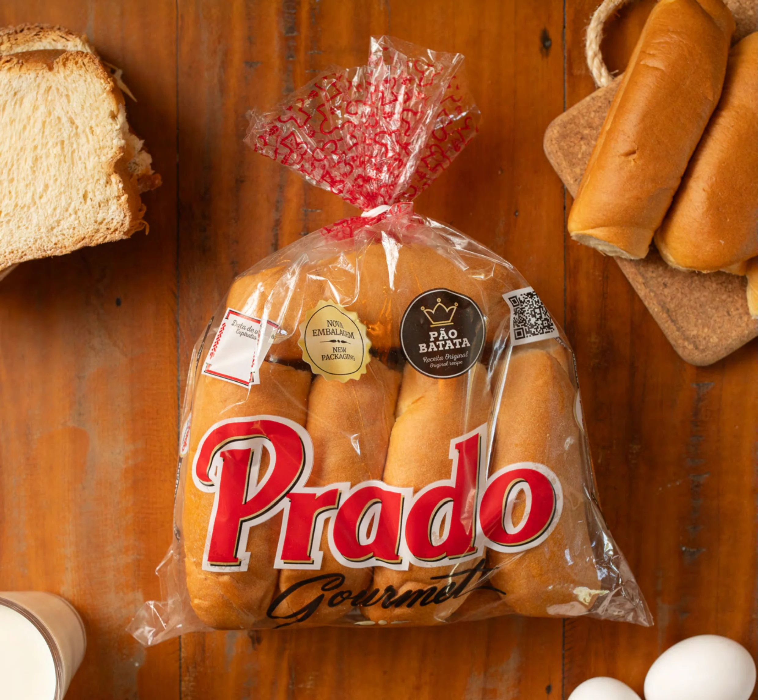 imagem de PAO DE BATATA PRADO 400G