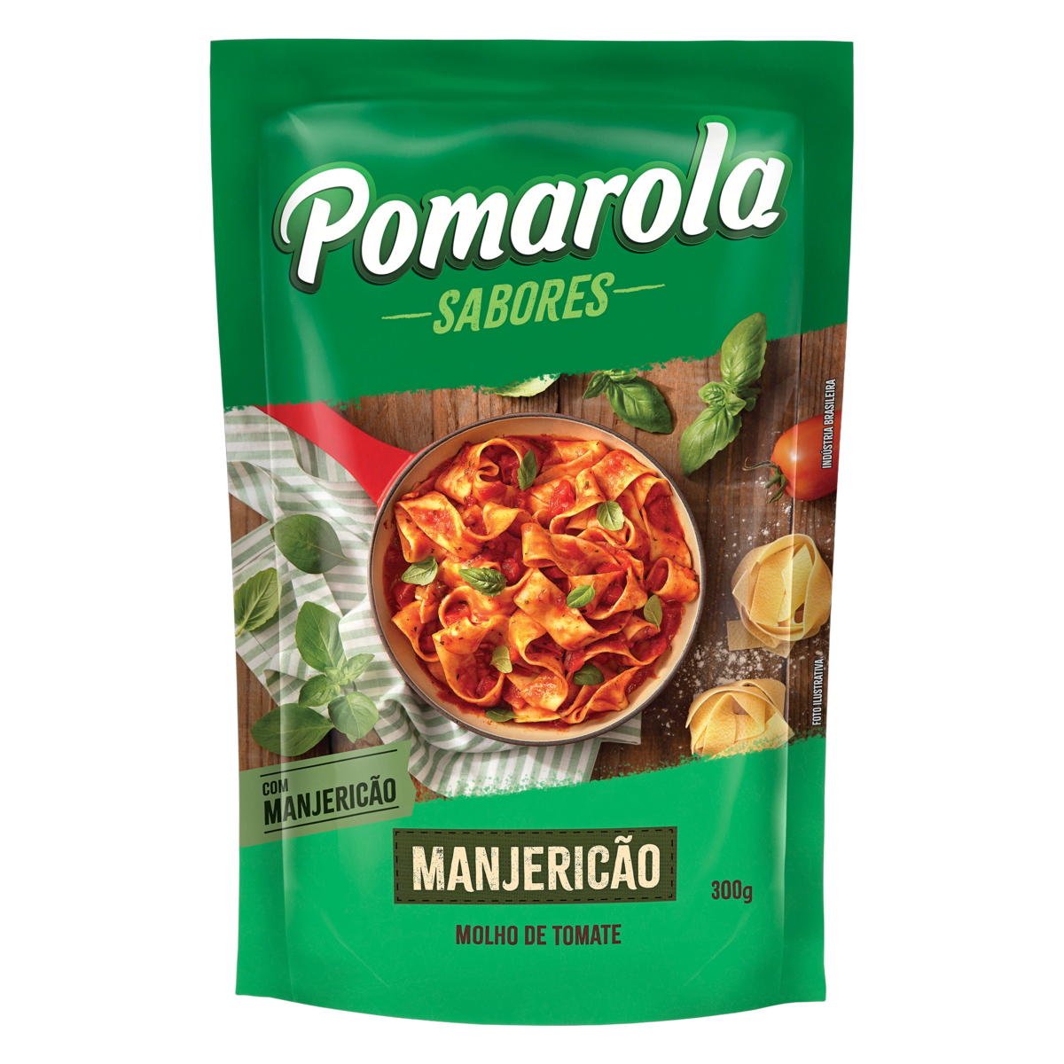 imagem de MOLHO POMAROLA 300G CAS MANJERICAO