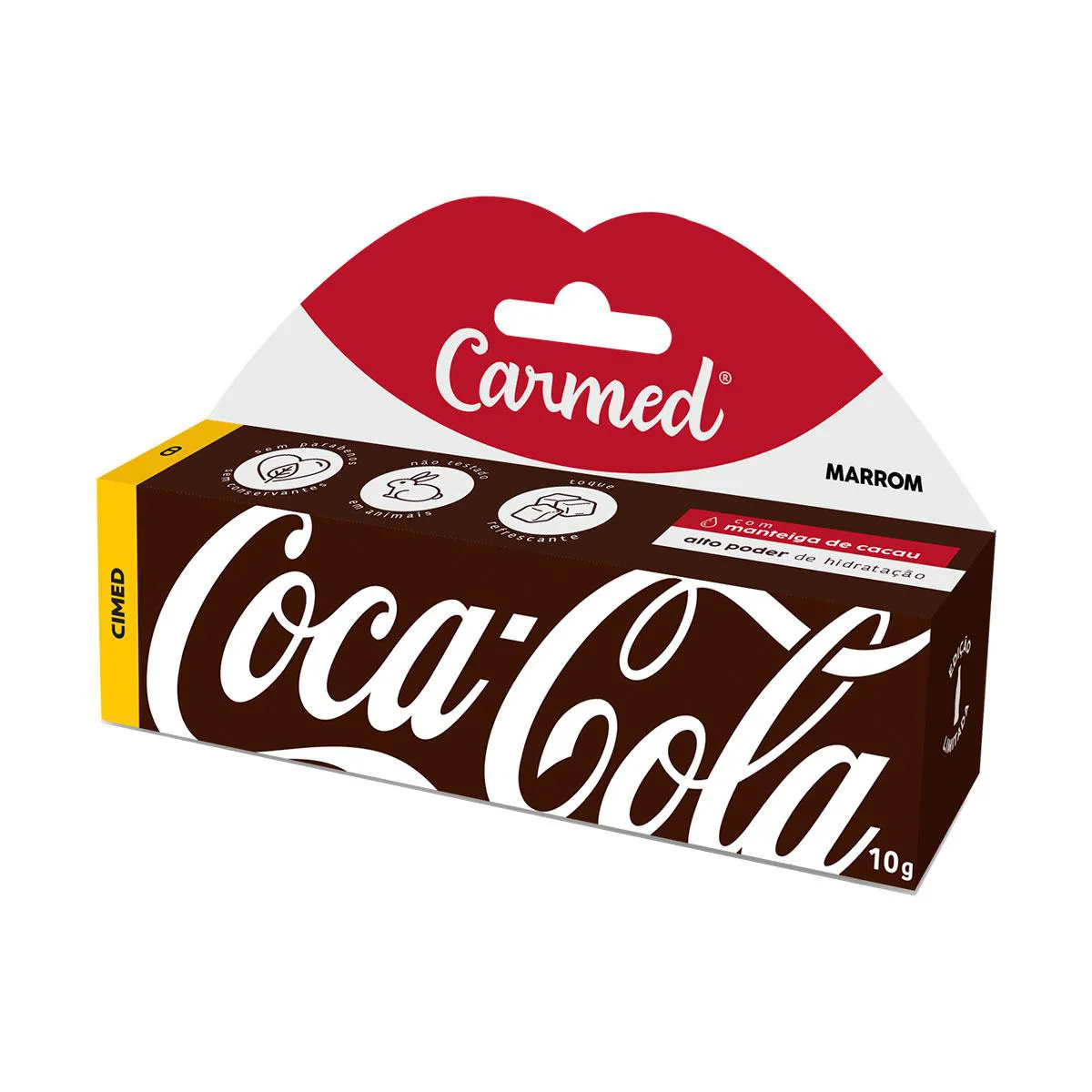 imagem de HIDR LABIAL CARMED 10G COCA COLA MARROM