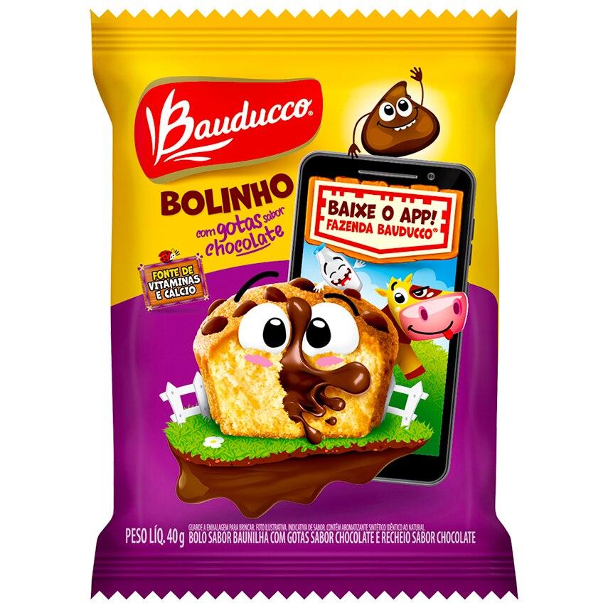 imagem de BOLINHO BAUDUCCO 40G GOTAS CHOC