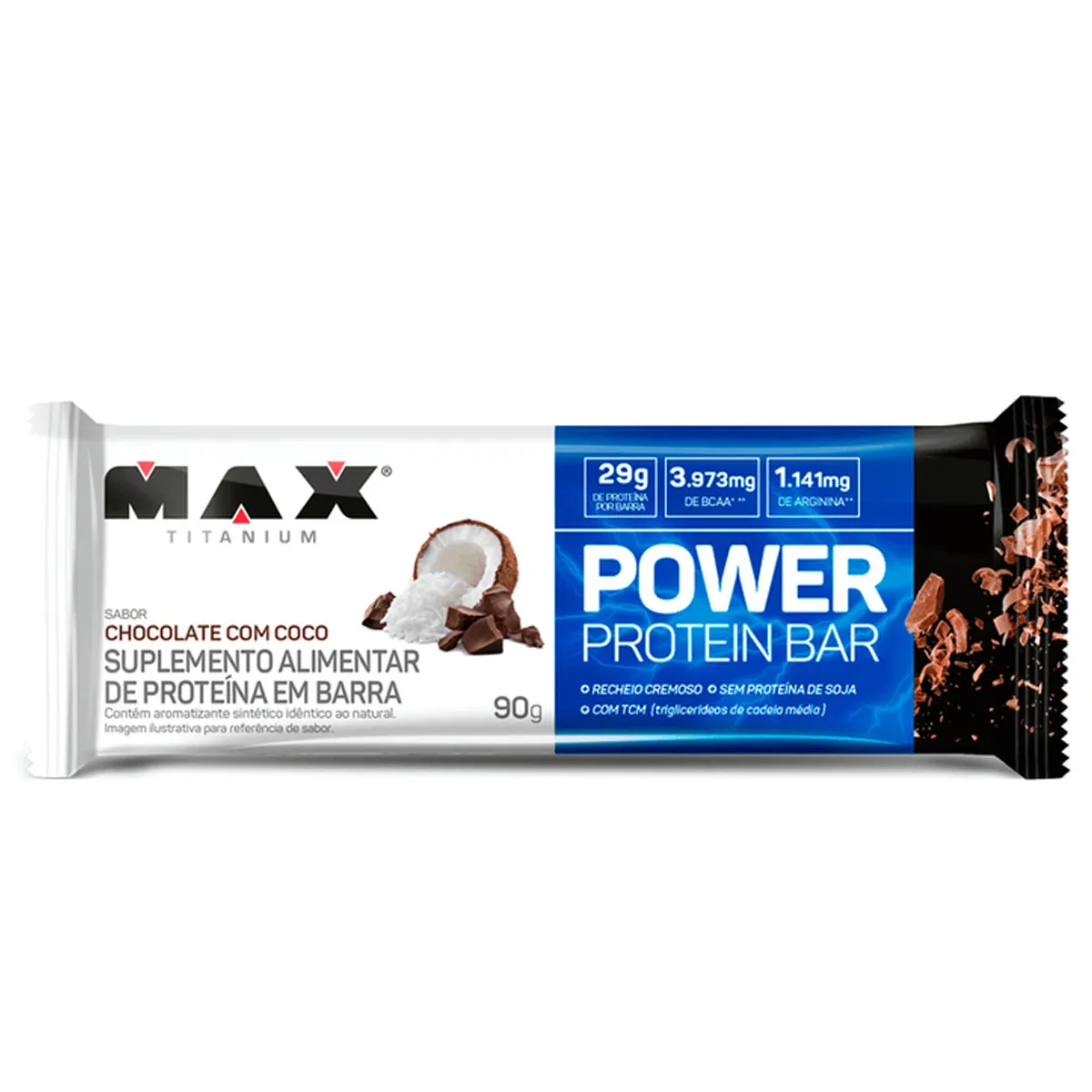 imagem de BARRA CHOC/ COCO POWER 41G MAX TITANIUM