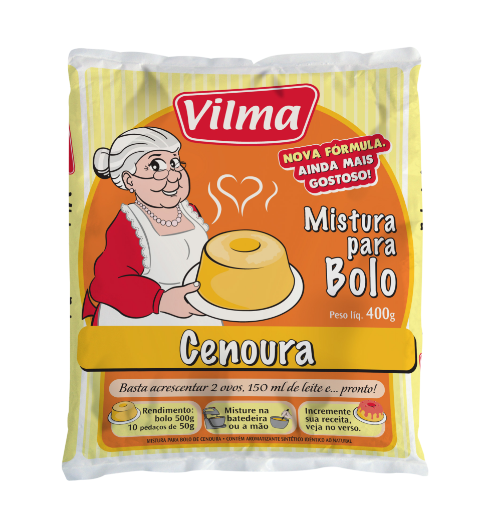 imagem de MIST BOLO VILMA 400G CENOURA