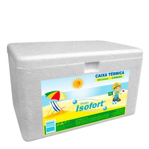 imagem de CAIXA ISOPOR ISOFORT 70L C/ DRENO