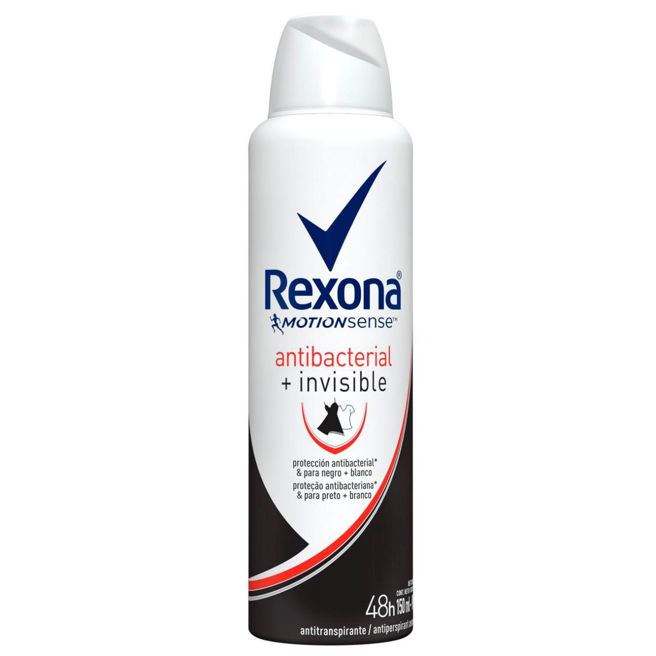 imagem de DS REXONA AERO 150ML FEM ANTIBAC INVISIBLE