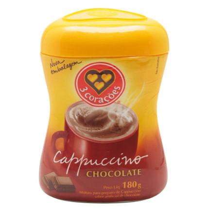 imagem de CAPPUCINO 3 CORACOES 200G CHOCOLATE