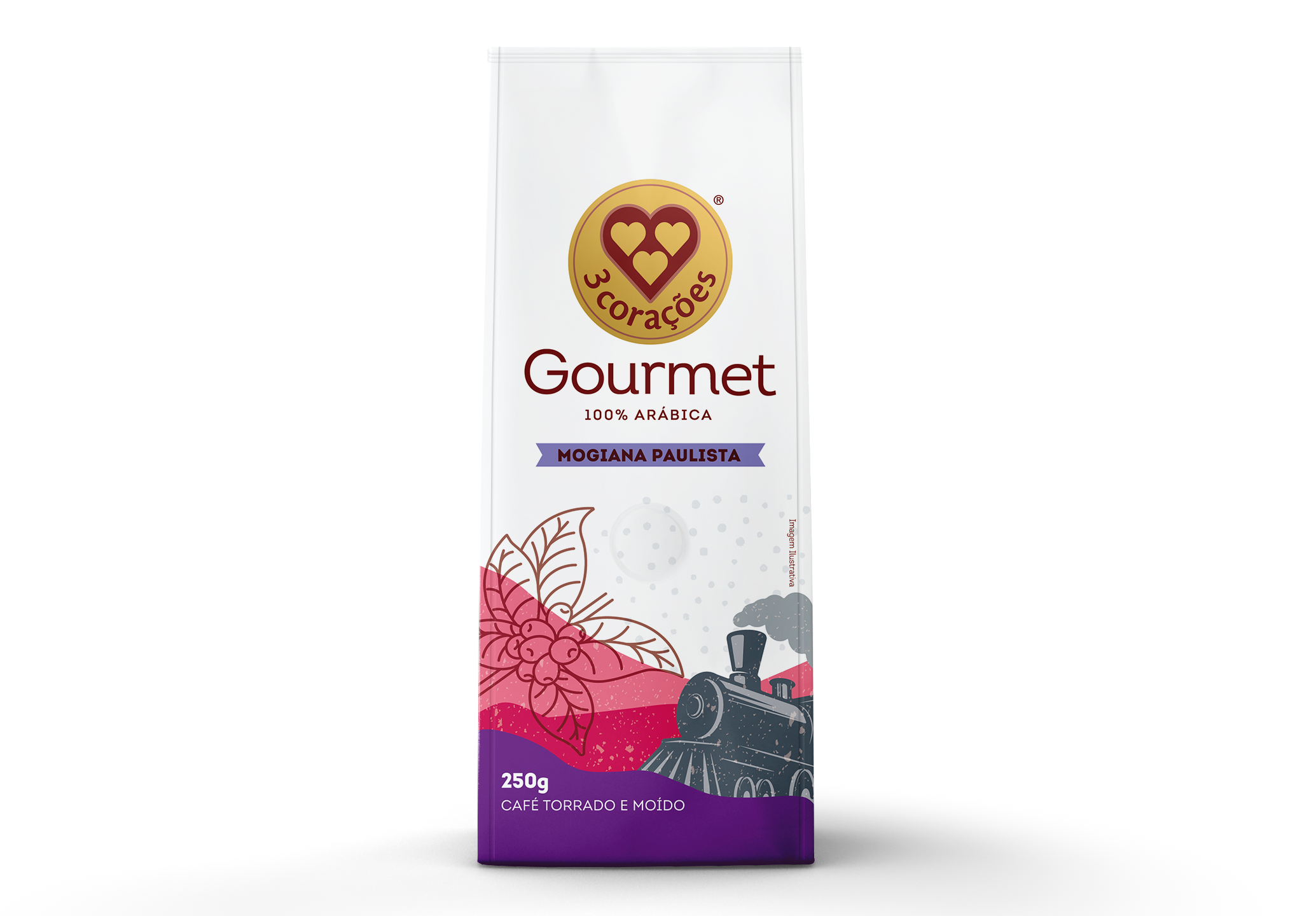 imagem de PO DE CAFE GOURMET 3 CORACOES 250G SUL DE MINAS