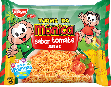 imagem de NISSIN LAMEN TURMA MONICA 85G TOMATE