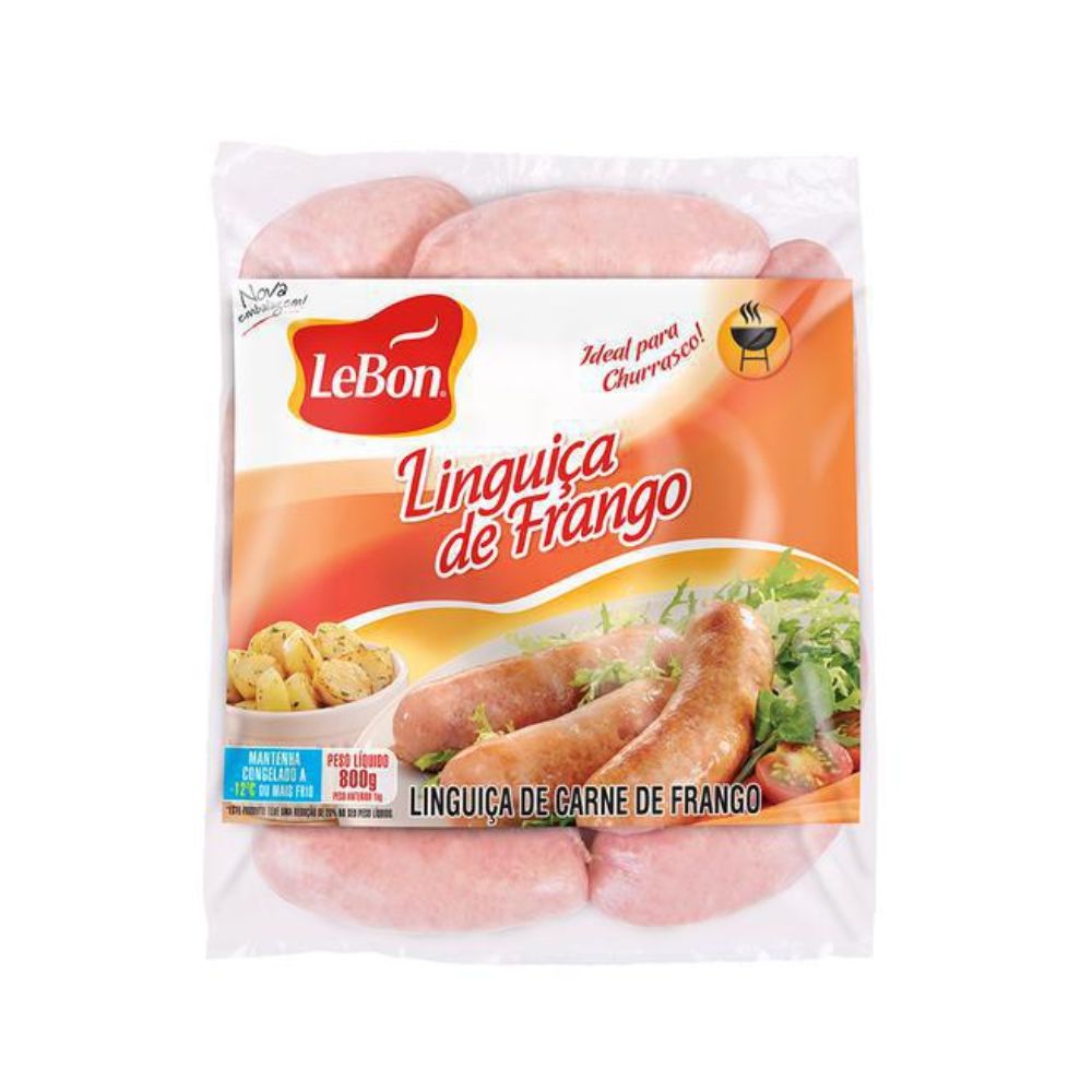 imagem de LINGUICA FRANGO LEBON 800G