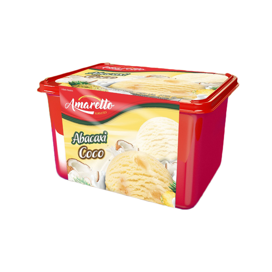 imagem de SVT AMARETTO POTE 1 5 LT ABACAXI C/ COCO