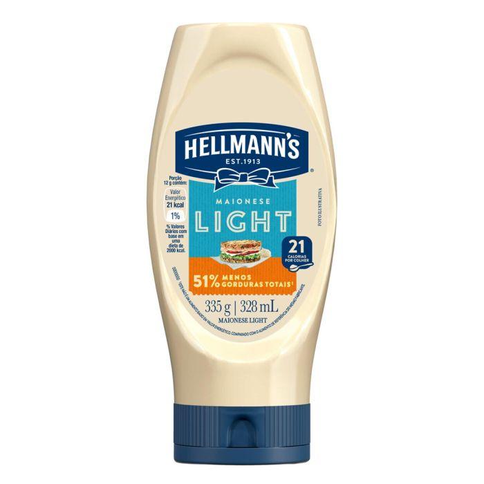 imagem de MAIONESE HELLMANNS 335G LIGHT SQZ