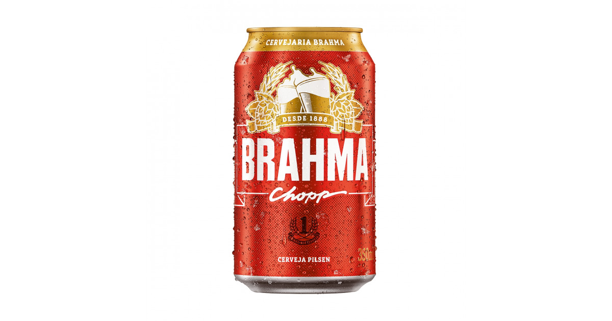 imagem de CERV BRAHMA CHOPP 350ML LATA