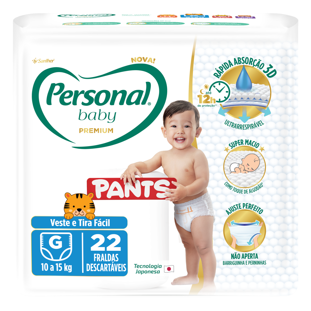 imagem de FR PERSONAL BABY PREMIUM PANTS G C/22UN