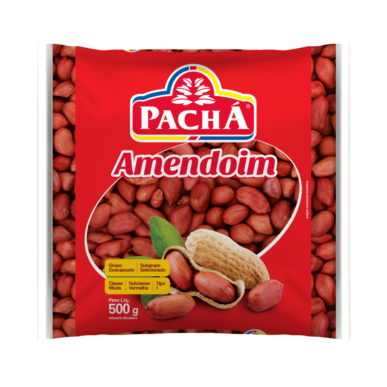 imagem de AMENDOIM PACHA 500G DESCASCADO