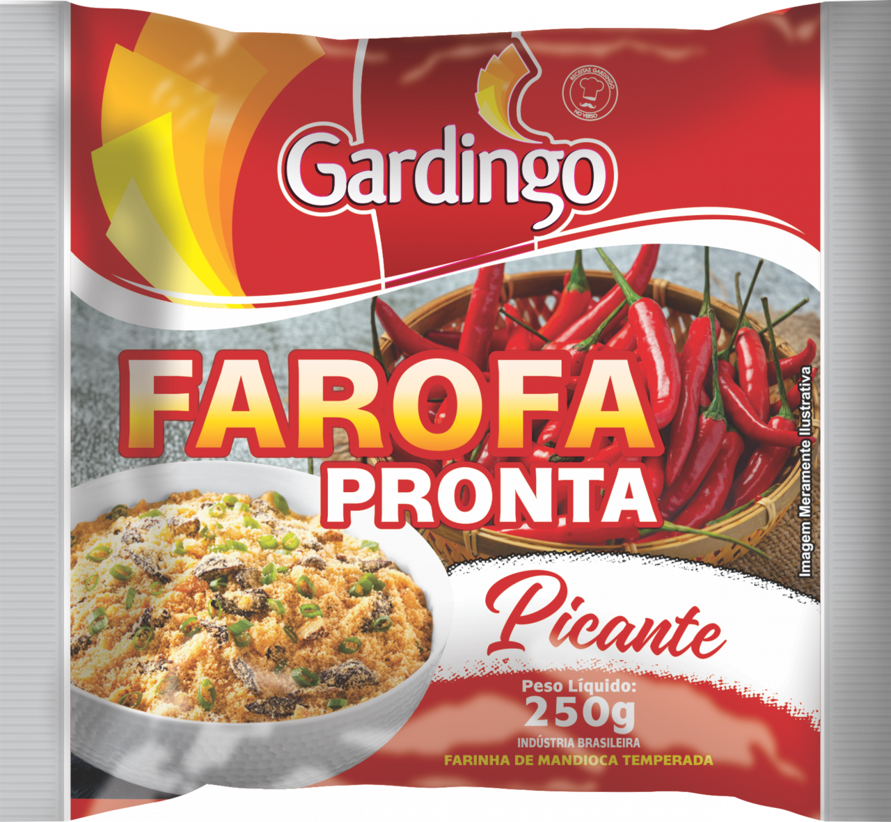 imagem de FAROFA GARDINGO 250G PICANTE