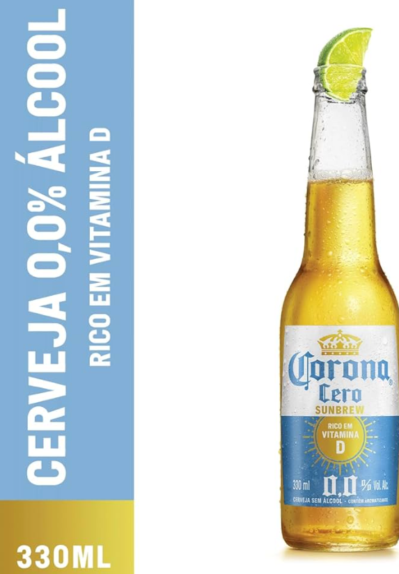 imagem de CERV CORONA CERO SUNBREW 330ML S/ ALC LONG NECK