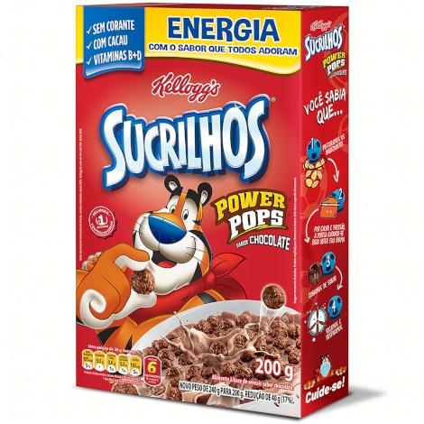 imagem de SUCRILHOS KELLOGGS 200G POWER CHOC