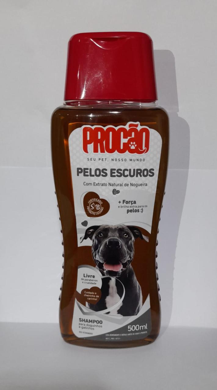 imagem de SHAMPOO PET PROCAO 500ML PELOS ESCUROS