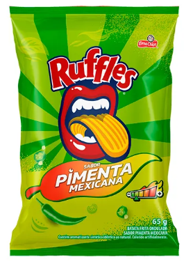 imagem de SALG RUFFLES 65G PIMENTA MEXICANA