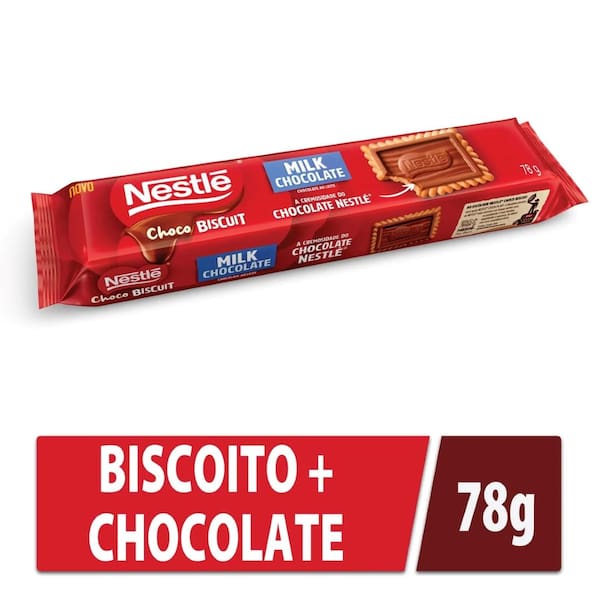 imagem de BISC NESTLE CHOCO BISCUIT 78G CHOC AO LEITE