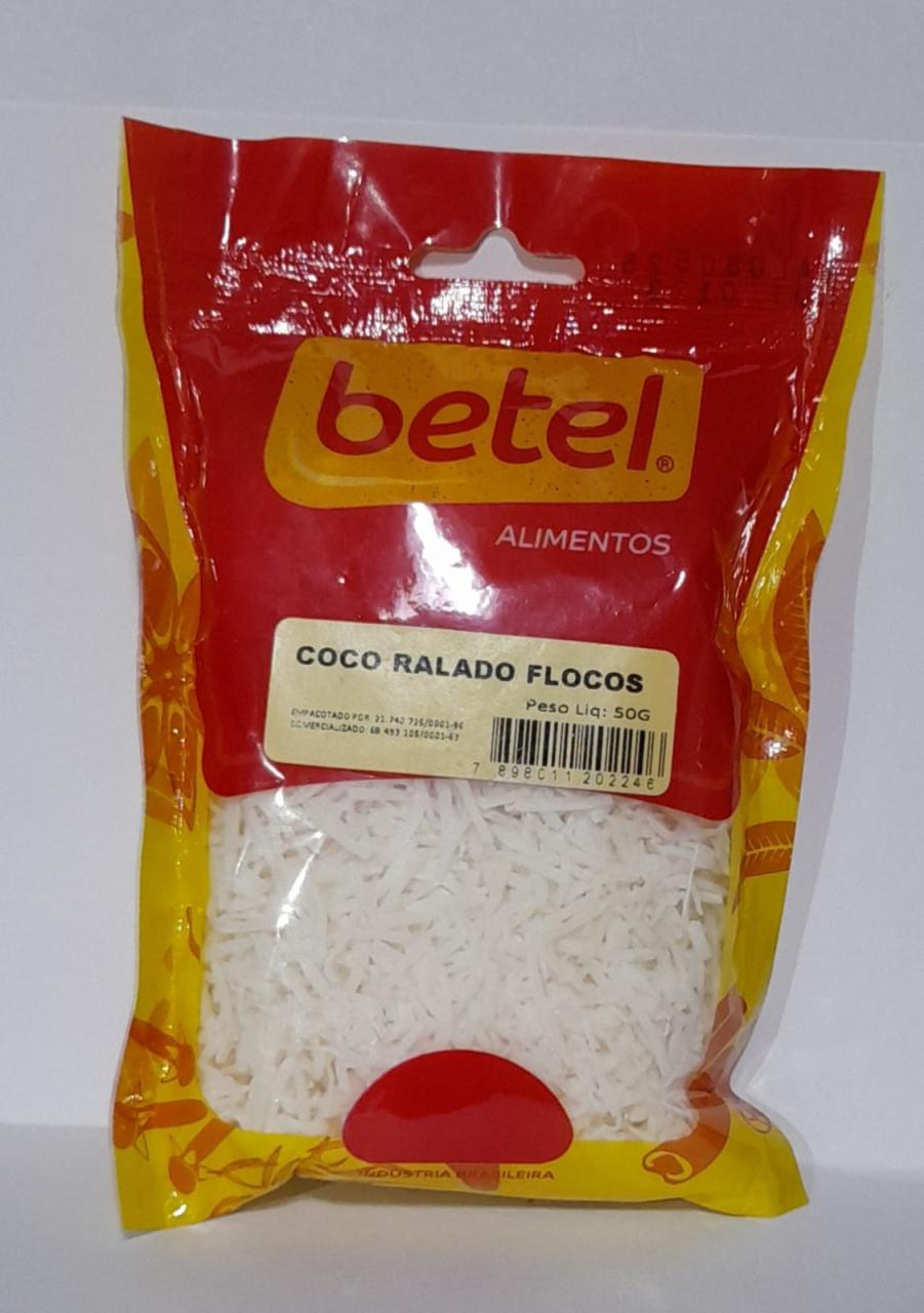 imagem de COCO RALADO BETEL 50G FLOCOS