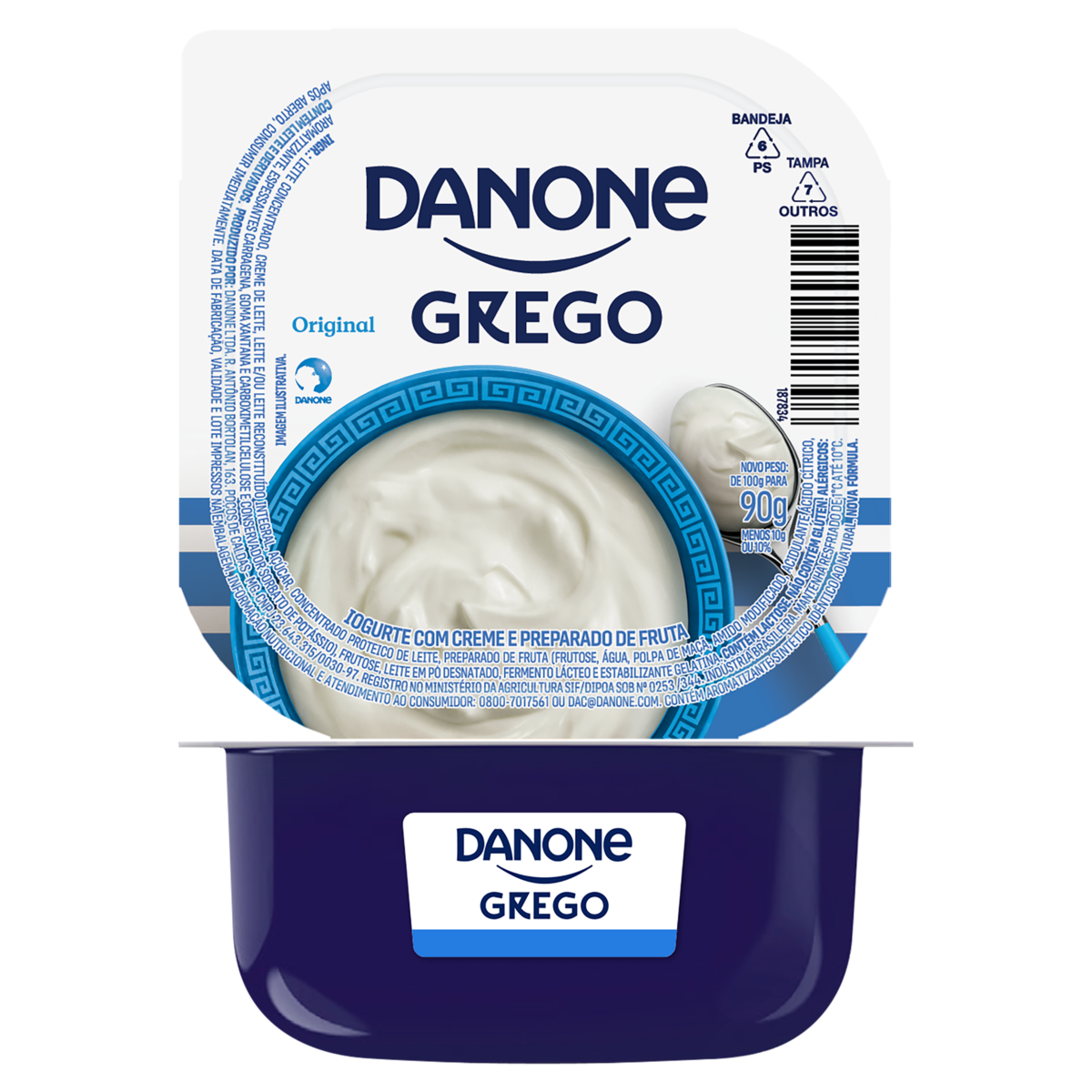 imagem de IOGURTE DANONE GREGO 90G TRADICIONAL