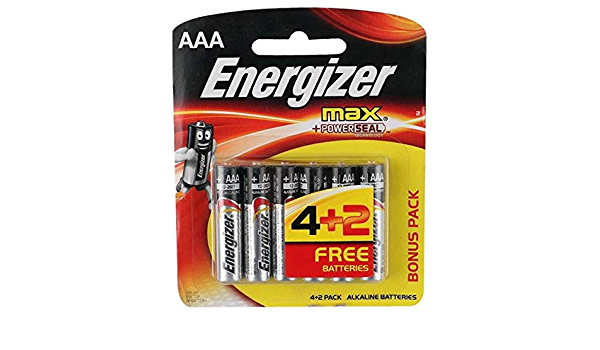 imagem de PILHA ENERGIZER MAX AAA6 C/ 6