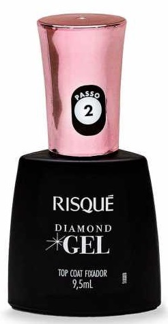 imagem de ESMALTE RISQUE DIAMOND GEL 9,5ML TOP COAT FIXADOR