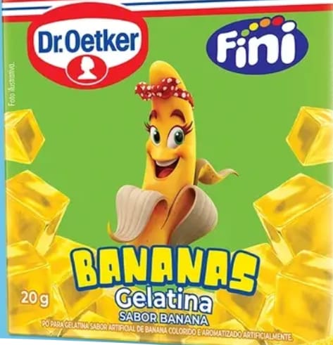 imagem de GELATINA PO DR OETKER 20G BANANAS FINI