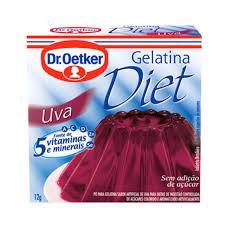 imagem de GELATINA PO DR OETKER 12G DIET UVA