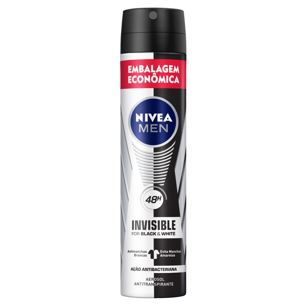 imagem de DS NIVEA 200ML AERO  BLACK E WHITE INVISIBLE