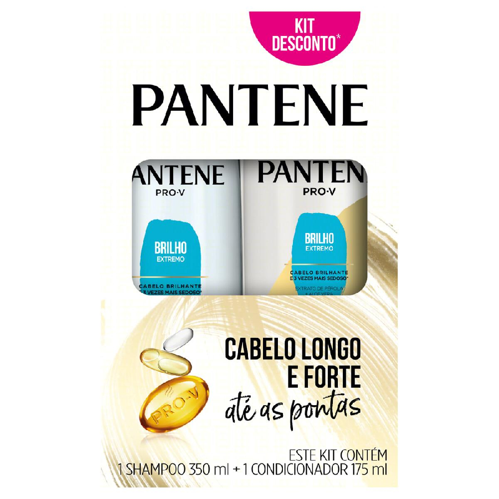 imagem de KIT PANTENE BRILHO INTEN SH400ML+COND175ML