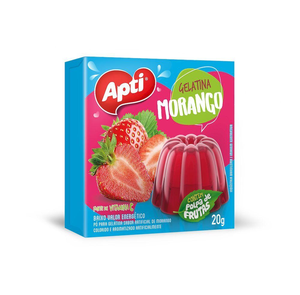 imagem de GELATINA APTI 20G MORANGO