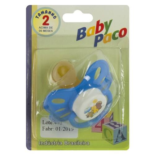 imagem de CHUPETA BABY PACO C/01 SIL ORTO REF 141