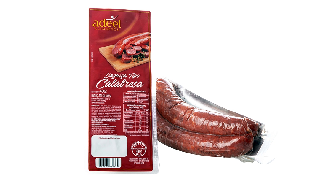imagem de LINGUICA CALABRESA ADEEL 400G