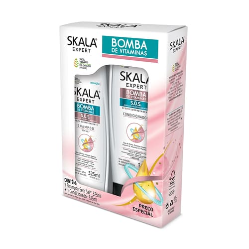 imagem de KIT SKALA SH325ML+COND200ML ACIDO HIALURONICO
