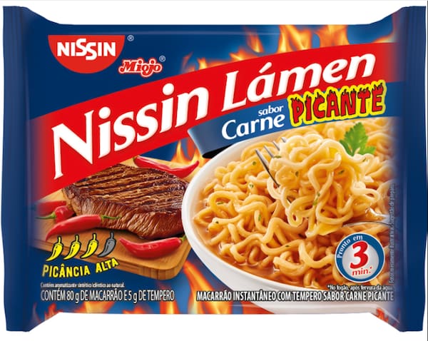 imagem de NISSIN LAMEN 85G CARNE PICANTE