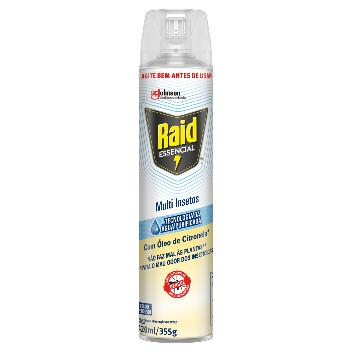 imagem de RAID AERO 420ML MULTI INSENT CITRONELA