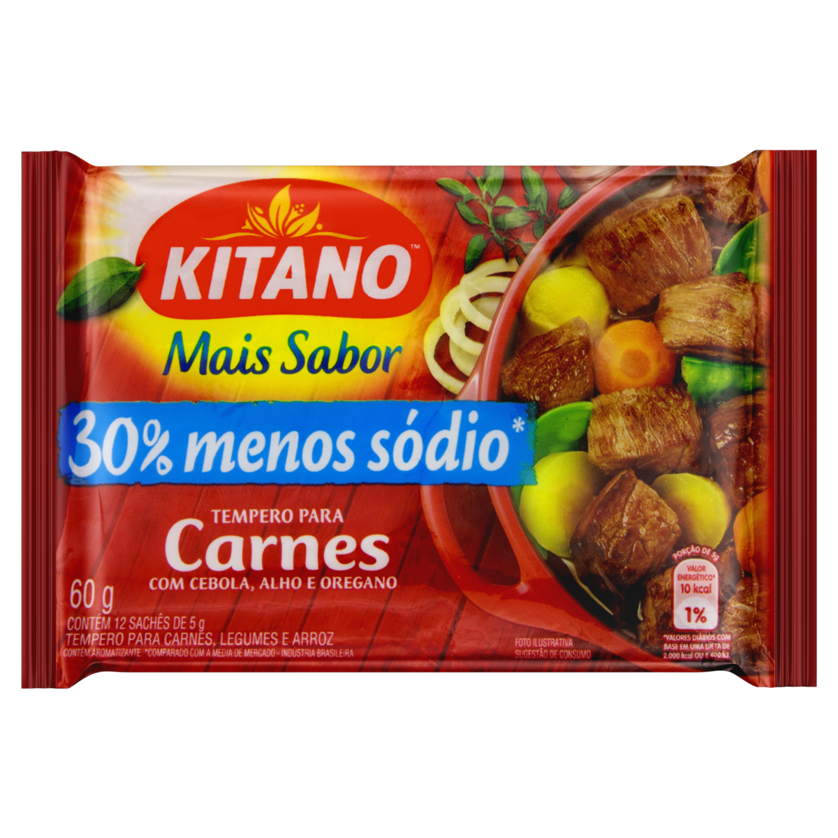 imagem de MAIS SABOR 60G VERMELHO CARNES LEGUMES